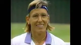 Monica Seles vs Martina Navratilova 1992 Wimbledon SF Highlights