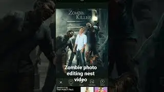 zombie editing photo picsart || horror photo zombie