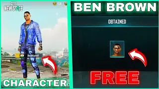 GET FREE BEN BROWN CHARACTER PUBG NEW STATE | HOW TO UNLOCK GLC CHARACTER NEW STATE Juniorgaming