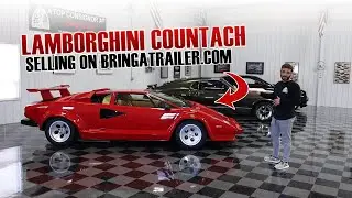 7k-Kilometer 1987 Lamborghini Countach 5000 QV Selling on Bring a Trailer!