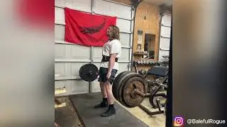 Jackson Futrell, RAW 590lb Deadlift @182lbs, 20yr
