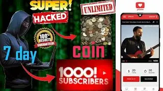 real hack trick for ulimited coin in ytlove app (how to increaese subscriber of youtube)