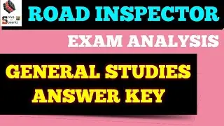 TNPSC ROAD INSPECTOR ANSWER KEY 2023 |TNPSC RI EXAM| ROAD INSPECTOR EXAM ANALYSIS & EXPECTED CUT OFF