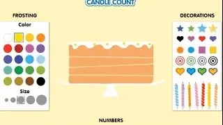 Birthday Candle Cake  |Colorful Numbers Counting Fun Kids ,Children Games | Kids Network TV