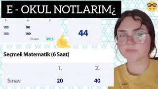 E-OKUL NOTLARIM / 1. DÖNEM