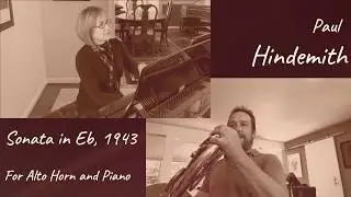 P. Hindemith, Sonata for Eb Alto Horn and Piano, 1943