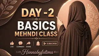 Assalamualaikum everyone (Mehndi basics day 2)✨😊