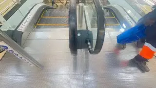 Schindler Escalators at the V & A Waterfront Shopping Center in Cape Town, South Africa