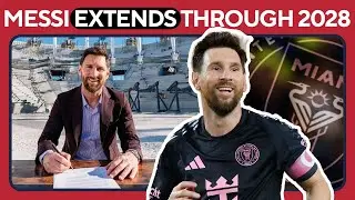 Lionel Messi signs THREE YEAR Extension | Will lead Inter Miami into new stadium | Scoreline