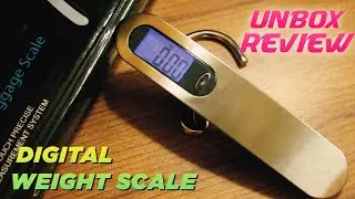 Digital Weight Scale Review Unbox | Portable luggage Scale | Portable weight scale