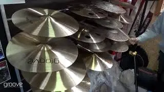 Demo-Tour of Groove Cymbals Chinas, Rides, Effects and Crashes - PART III