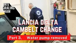 Lancia Integrale cam belt change. Part 3