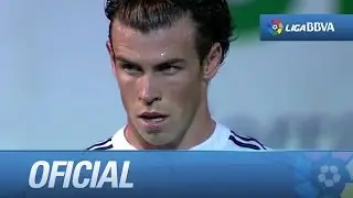Lanzamiento de falta de Bale y parad&oacute;n de Irureta