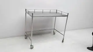 Stainless steel instrument trolley cart Hospital furniture and equipment