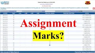 🔥Когда будут обновлены оценки за задания IGNOU за декабрь 2025 года? Как проверить оценки за зада...