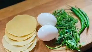 Variety Snack with Papad and Egg | Evening Snacks | Papad Pockets | Quick Teatime Snacks Recipe