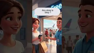 🛫💬Learn English Speaking | Tax Free Shopping & Airport Refund Conversation #shorts