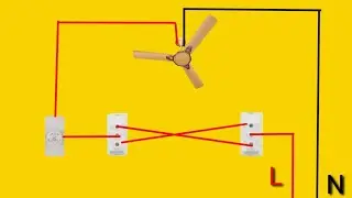 2 Switch 1 Regular 1 Ceiling fan Connection || Ceiling fan Regulator Connection || Electrical