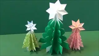 5分で簡単!「クリスマスツリー」折り紙Easy at 5 minutes! 