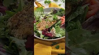 Easy, Healthy Salmon Salad #recipe