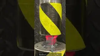 Hydraulic press Vs Hot metal #crushing #pressing #smashing #experiment #destruction #test #objects