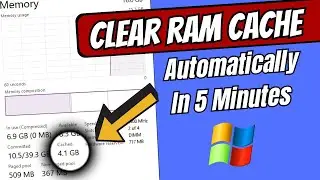 Как автоматически очистить кэш ОЗУ за 5 минут (Windows 10/11) | 🚀 Сделайте компьютер быстрее