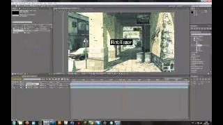 After Effects | Black Box with Text + Motion Tracking | TutorialMarket