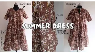 Easy Two-Layer Summer Dress Tutorial | Beginner-Friendly Frock sewing Guide