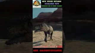 ARK GIGANOTOSAURUS! - New Species Return! - Jurassic World Evolution 2 Mods - #shorts
