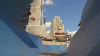 skate. Vert skating with the homie
