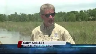 Flooding closes Eagle Island State Park