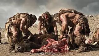 Millions of Years Ago: Neanderthals Hunted by Giant Eagle, Crocodile & Polar Bear #prehistorichumans