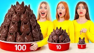 100 Слоев Еды Челлендж | Забавные Кухонные Лайфхаки от Multi DO Joy