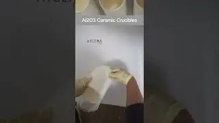 Industrial-Grade Al2O3 Ceramic Crucibles