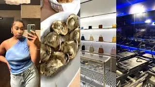 VLOG - drone shoot, SOLIDCORE class, going out, co-working at coffee shops in CLT, southpark mall