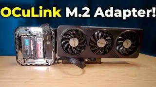 OCuLink On ANY Mini PC? | M.2 OCuLink Adapter Performance Test On Mini PC | FIREBAT A6