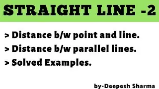 Distance B/w point and line, Optics Problems | iit jee | part 2