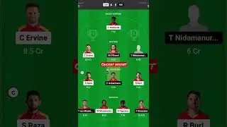 ZIMBABWE VS NETHERLANDS | ZIM VS NED | DREAM 11