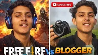 Gamer Life vs Blogger Life |🤣 Free Fire vs Blogger 👉#trending 