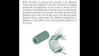 In order to increase the strength of the pressure vessel, filament winding of the same material is w
