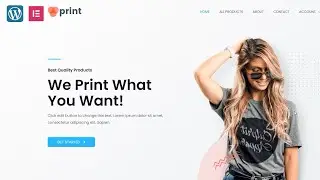 How to Create Custom Printing Website In Wordpress Using Elementor