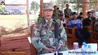 Pa-O National Army(PNA) Military Training Bath-7 (Openning Creremony)