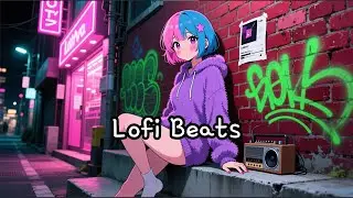 🏚️Lofi Beats: Anime Girl&rsquo;s Rustic Warehouse Chill with Retro Radio & Neon Glow 🎧