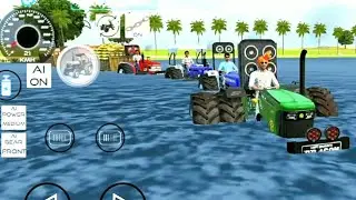 Drive TRECTOR And Unloading Stone From Dumper In Game🔥💥 #jcb #trector #dumper #truck #gamingvideos
