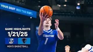 Creighton Men's Basketball Highlights at DePaul, 1/21/25