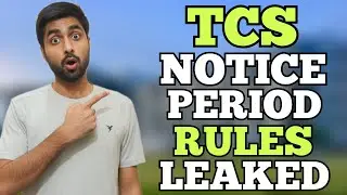 TCS Notice Period Complete Step by Step Rules Leaked Layoff Exit 😱