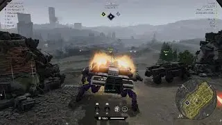 Crossout - Harpy Hulk vs Bastion Hulk