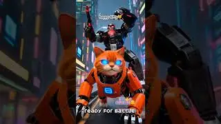 robot cats🤖 #trending #cat #cartoon