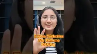 Make Resume with AI websites #cv #free