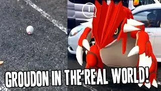 &hearts; Groudon Caught in AR PLUS Mode! &hearts; Pokemon GO AR PLUS Update &hearts;